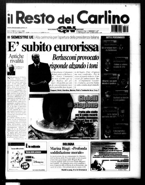 Il Resto del Carlino : giornale dell'Emilia